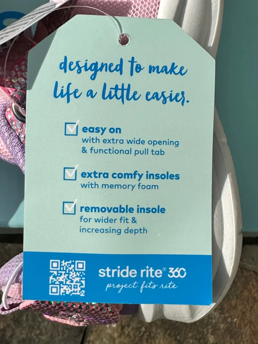 Stride Rite Little Kids Light Up Sneakers (Pink / Purple) - Toddler Youth 6K NEW